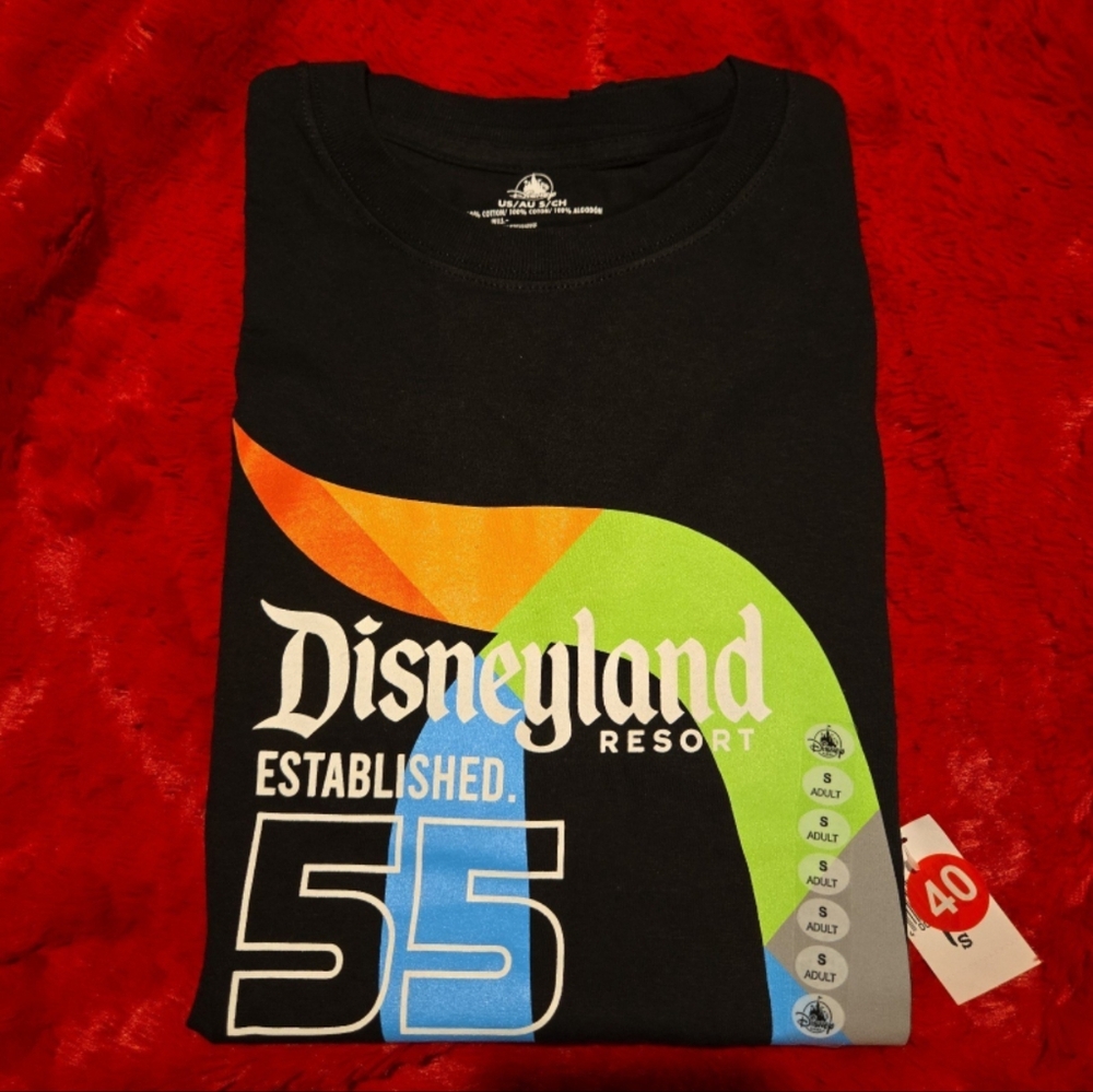 Disney Disneyland Resort Established 55 Big D T-Shirt Black